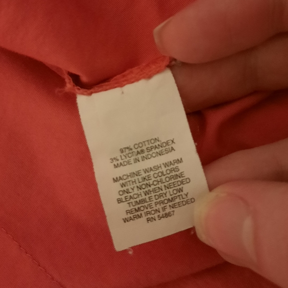 Coral Pink Dress Shirt - Picture 4 of 4